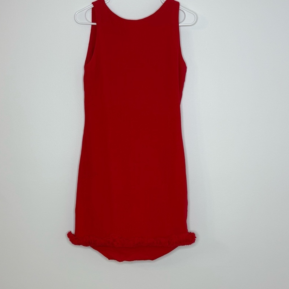 Red Sleeveless Dress